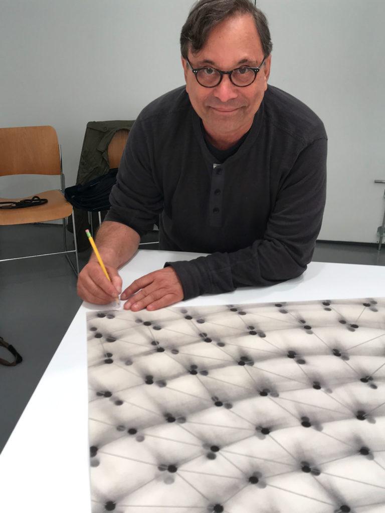 Dome (Grey) - Print by Ross Bleckner