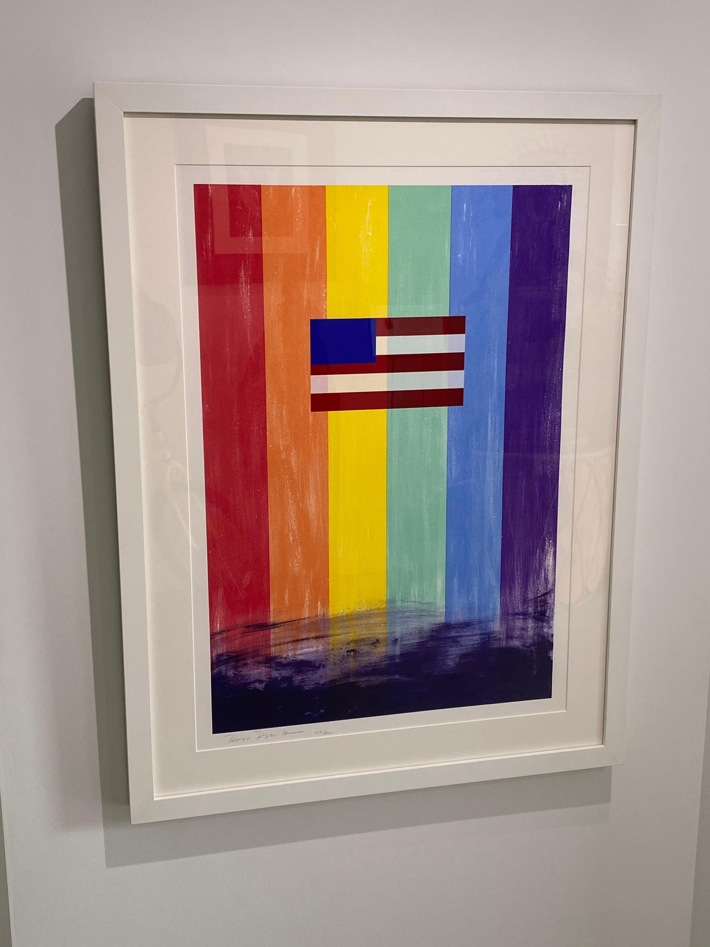 Gay Flag  - Print by Ross Bleckner