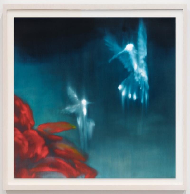 Natürliche Ordnung (Blau), Animal Print, von Ross Bleckner