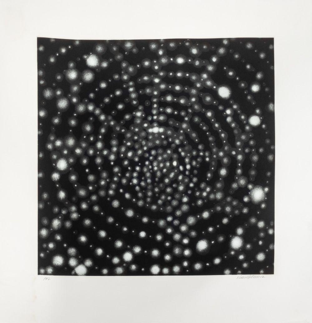 Ross Bleckner Abstract Print - "Pathway L"