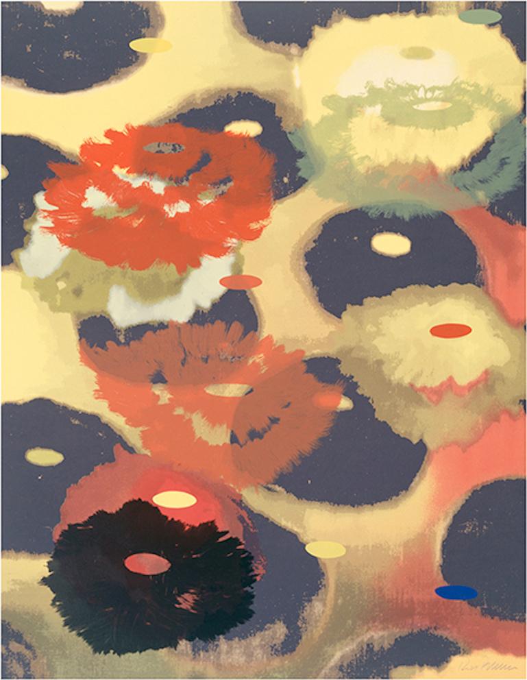 Ross Bleckner Abstract Print - PS, I