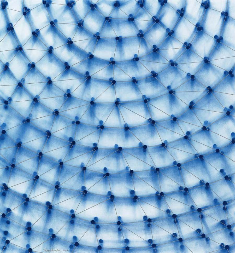 Ross Bleckner, Dome (Blue)