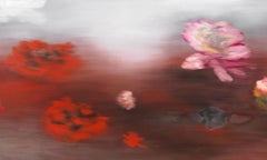 Ross Bleckner, Rojo Flotante