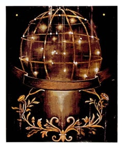 Vintage Ross Bleckner, Sphere And Moulding, 1987, Signed limited edition