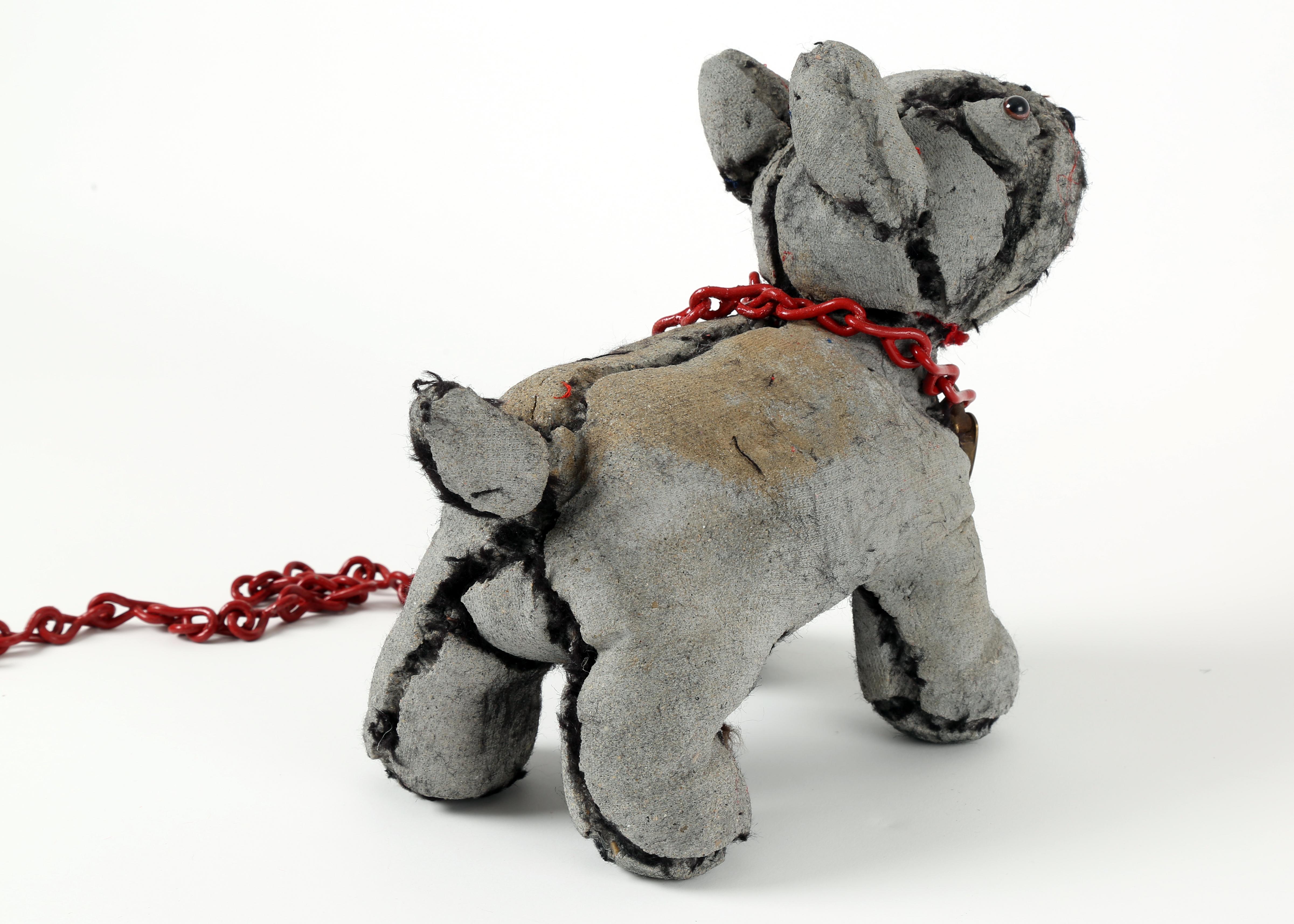 Terrier with Red Chain 6