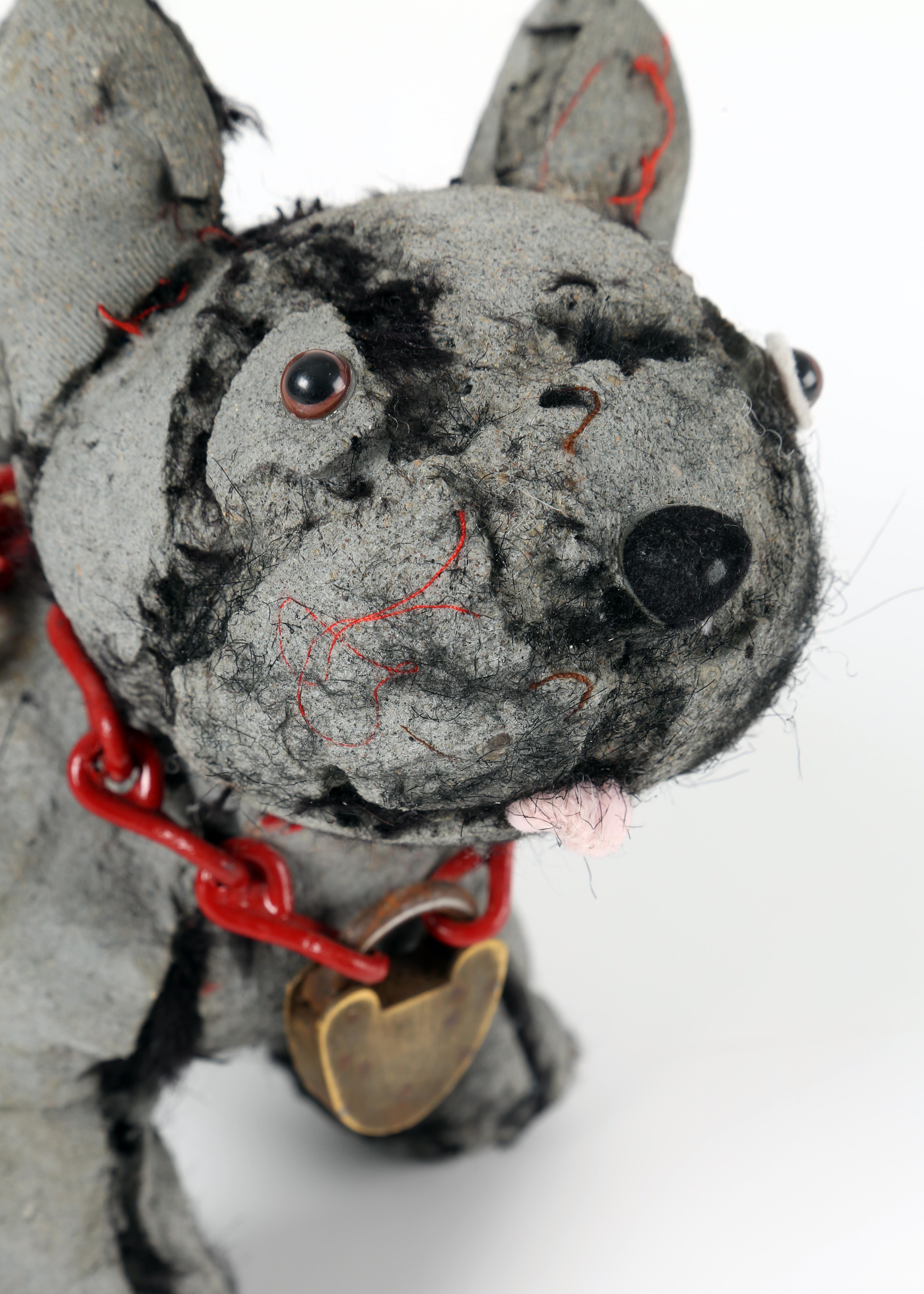 Terrier with Red Chain 3