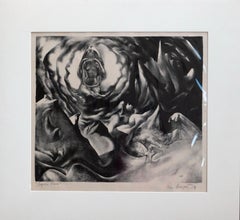 Original Pencil Signed Lithograph - Wagner's Muse
