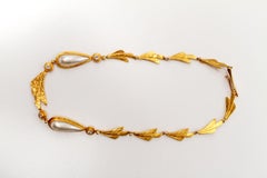 Ross Coppelman Gold Necklace with Diamonds and Pearls