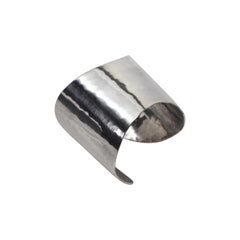 Ross Coppelman Bracelet large en argent sterling martelé