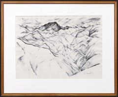 1930s Colorado Mountain Landscape Lithograph, Clear Creek Canyon by Ross Braught