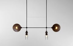 Ross Gardam, "Nebulae 24, Four Hanging Horizontal Chandelier", Chandelier