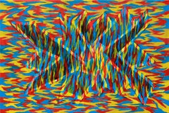 Astratto geometrico primario dinamico
