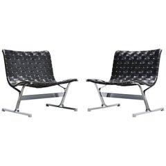 Ross Littel Luar Lounge Chair Pair ICF de Padova, Italy, 1965