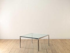 Ross Littell Glass Top Coffee Table 1970's