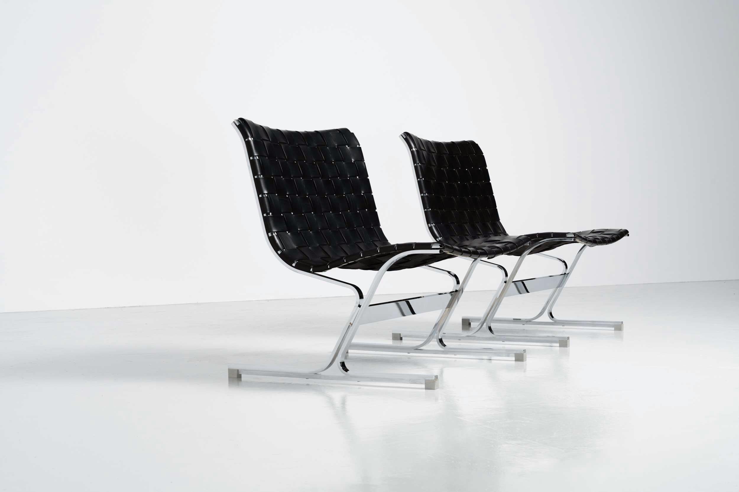 Mid-20th Century Ross Littell Luar Lounge Chairs ICF de Padova, Italy, 1965 For Sale