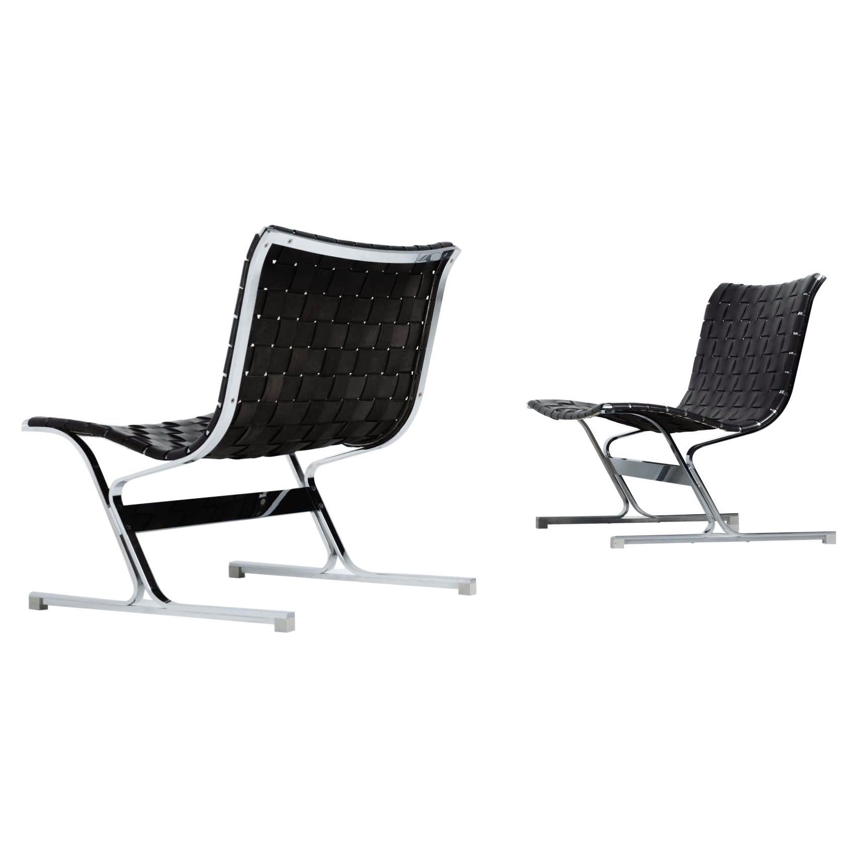 Ross Littell Luar Lounge Chairs ICF De Padova, Italia, 1965