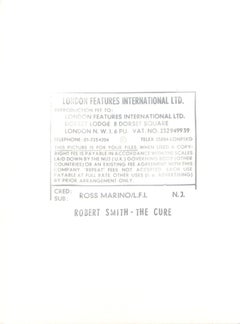 Robert Smith of The Cure Artistically Posing Vintage Original Photograph