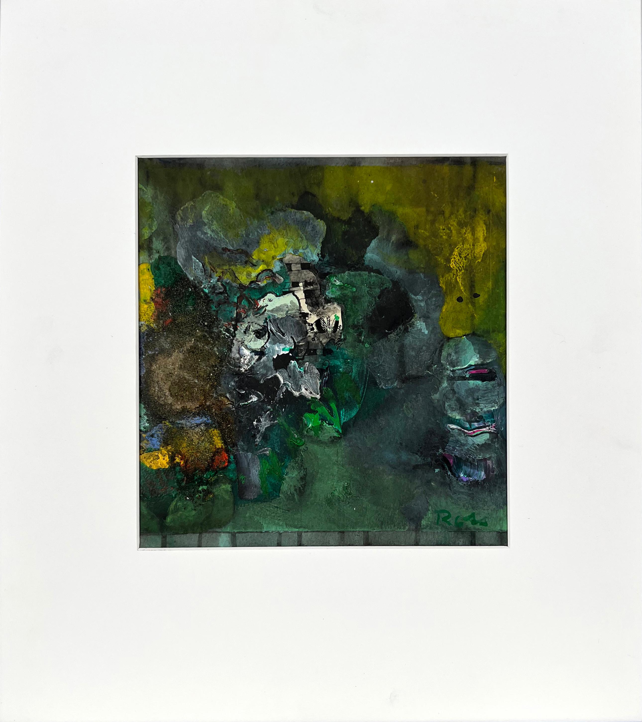 Giardino Splendore e meraviglia Stimolazione astratta e visiva Pittura scultorea - Painting di Ross Martin Fink