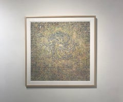 "Subestructura" Paisaje aéreo abstracto Impresión de edición limitada