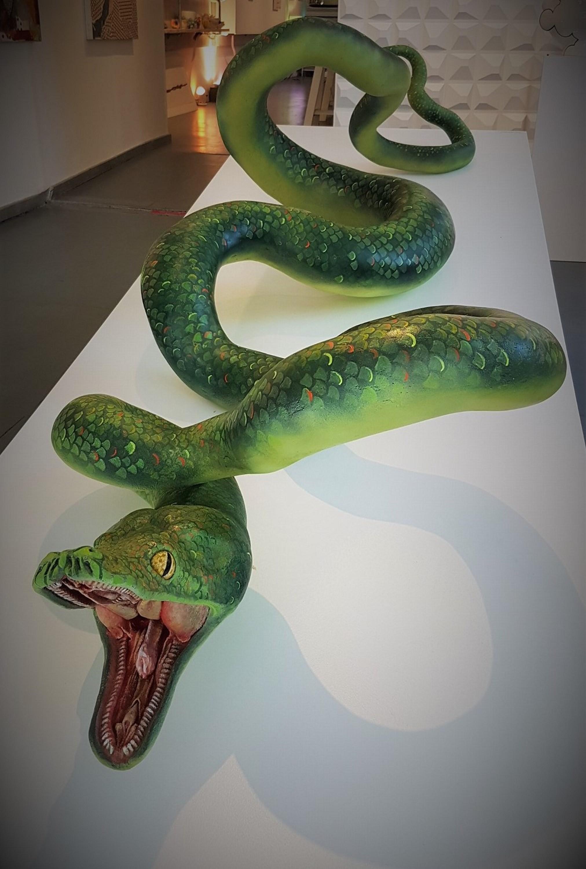 Ross Redmon Figurative Sculpture - Serpent