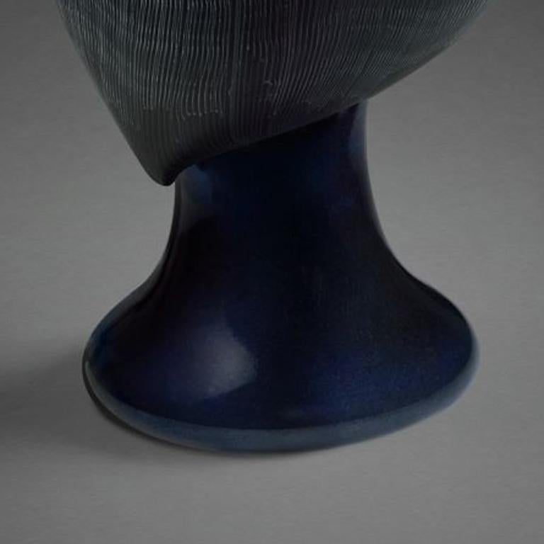 FEMALE BUST WITH PLINTH - hand-blown glass sculpture of woman - Contemporary Sculpture by Ross Richmond