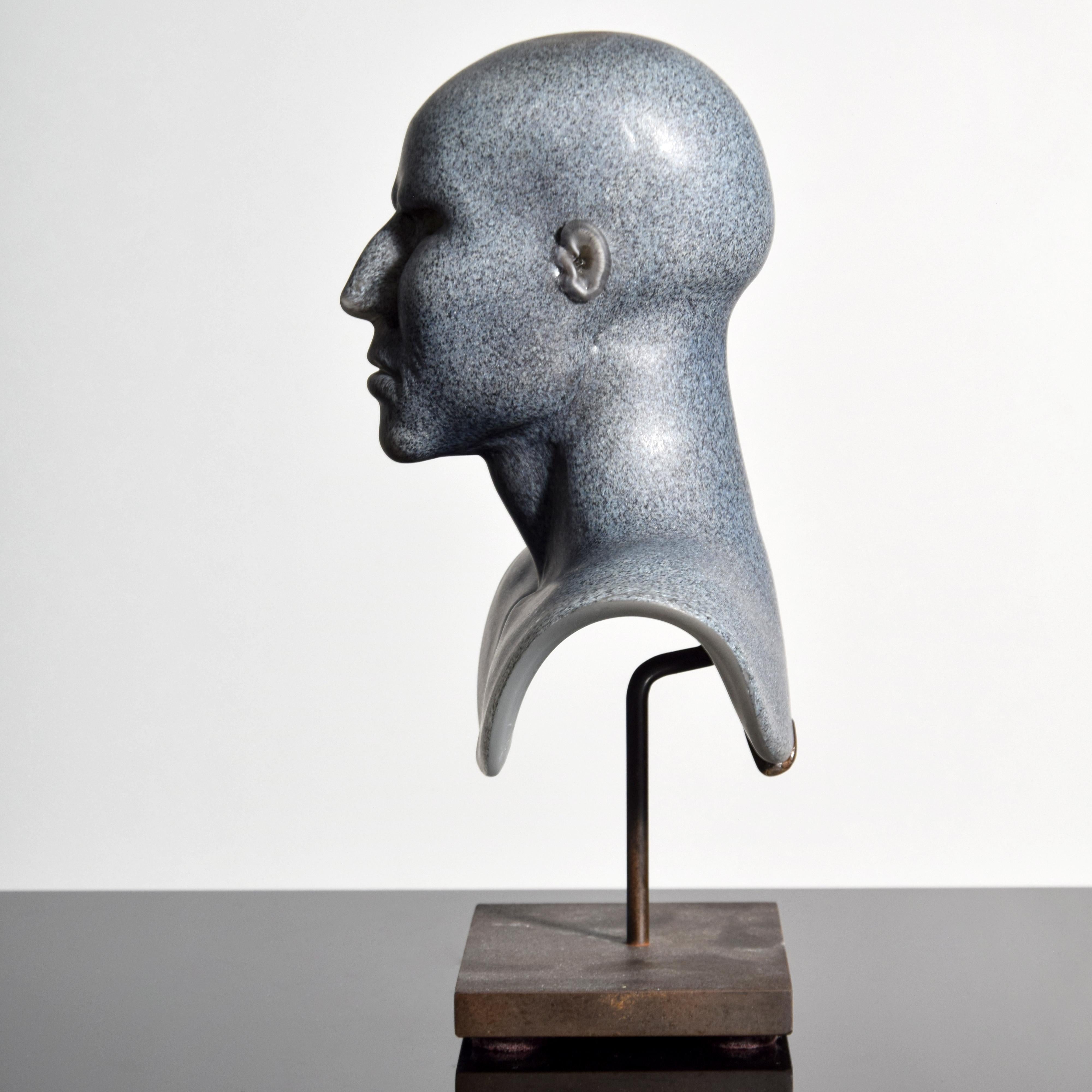 Ross Richmond Glass “Portrait” Bust / Sculpture For Sale 3