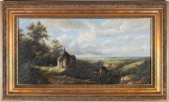Ross Stefan - Framed Early 20th Century Oil, Chapel on the Hill