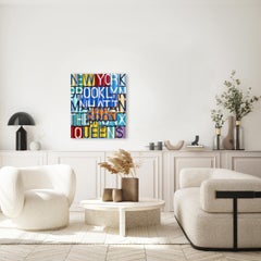 New York - Pittura fotorealistica a olio e smalto su tela