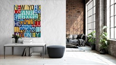 Da New York a Sydney via LAX, SFO, HNL e TYO  - Pittura fotorealistica su tela