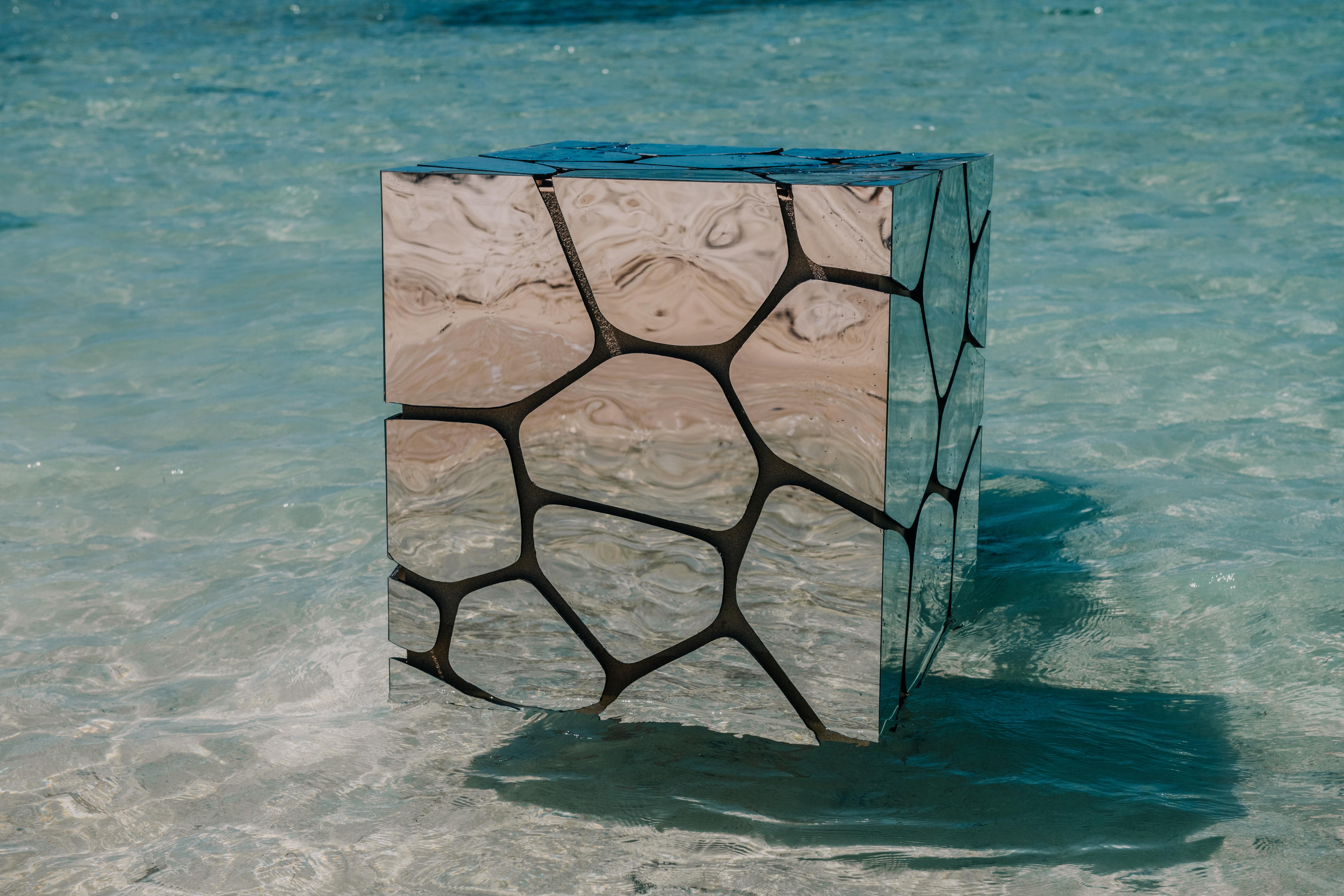 Rossana Orlandi Aqua Cube Mini Bar by Francesco Messina for Cypraea For Sale 1