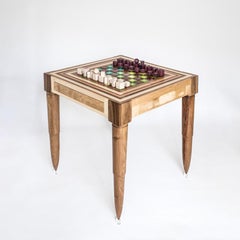 Schachtisch „ Chaturanga“ aus Holz von Hillsideout