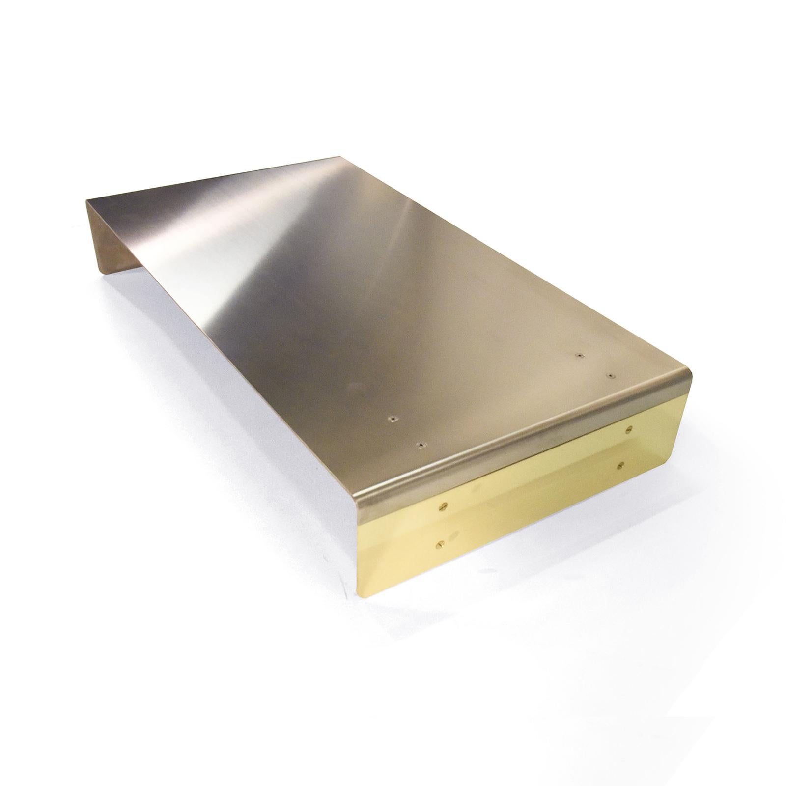 Modern Rossana Orlandi Grace Coffee Table in Brass and Steel by Matteo Casalegno For Sale