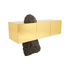 Rossana Orlandi Odyssey H Sideboard in Stone by Francesco Messina for Cypraea