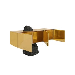 Rossana Orlandi Odyssey H Sideboard in Stone by Francesco Messina for Cypraea