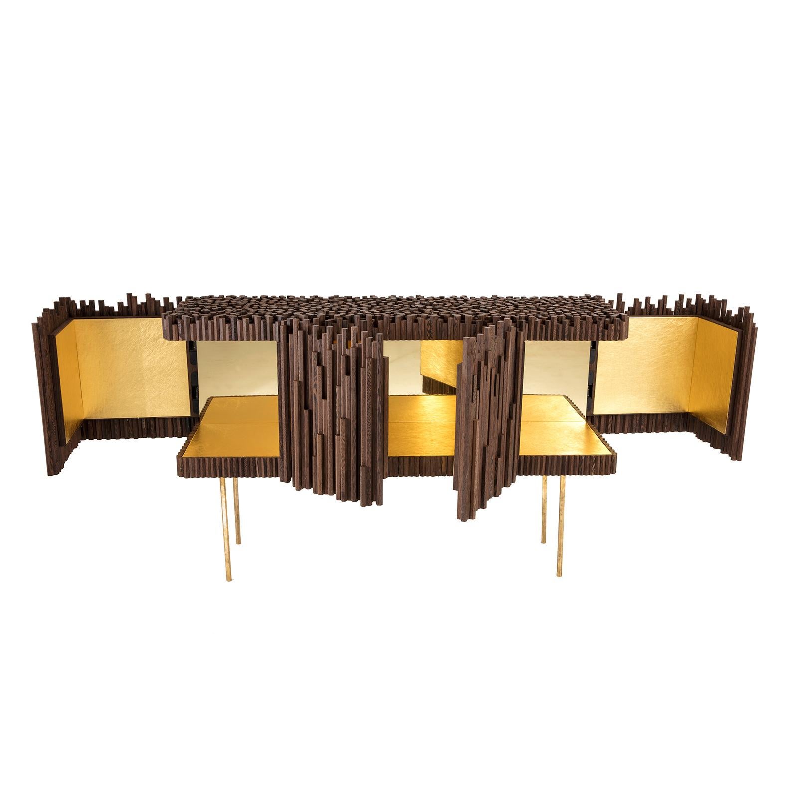 Rossana Orlandi Rochester Sideboard in Wenge by Francesco Messina for Cypraea In New Condition For Sale In Milan, IT