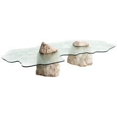 Rossana Orlandi Rodrigues Low Table Coral Stone by Francesco Messina for Cypraea