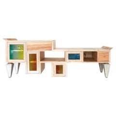  Sand Senses Geschirrschrank aus Holz von Hillsideout