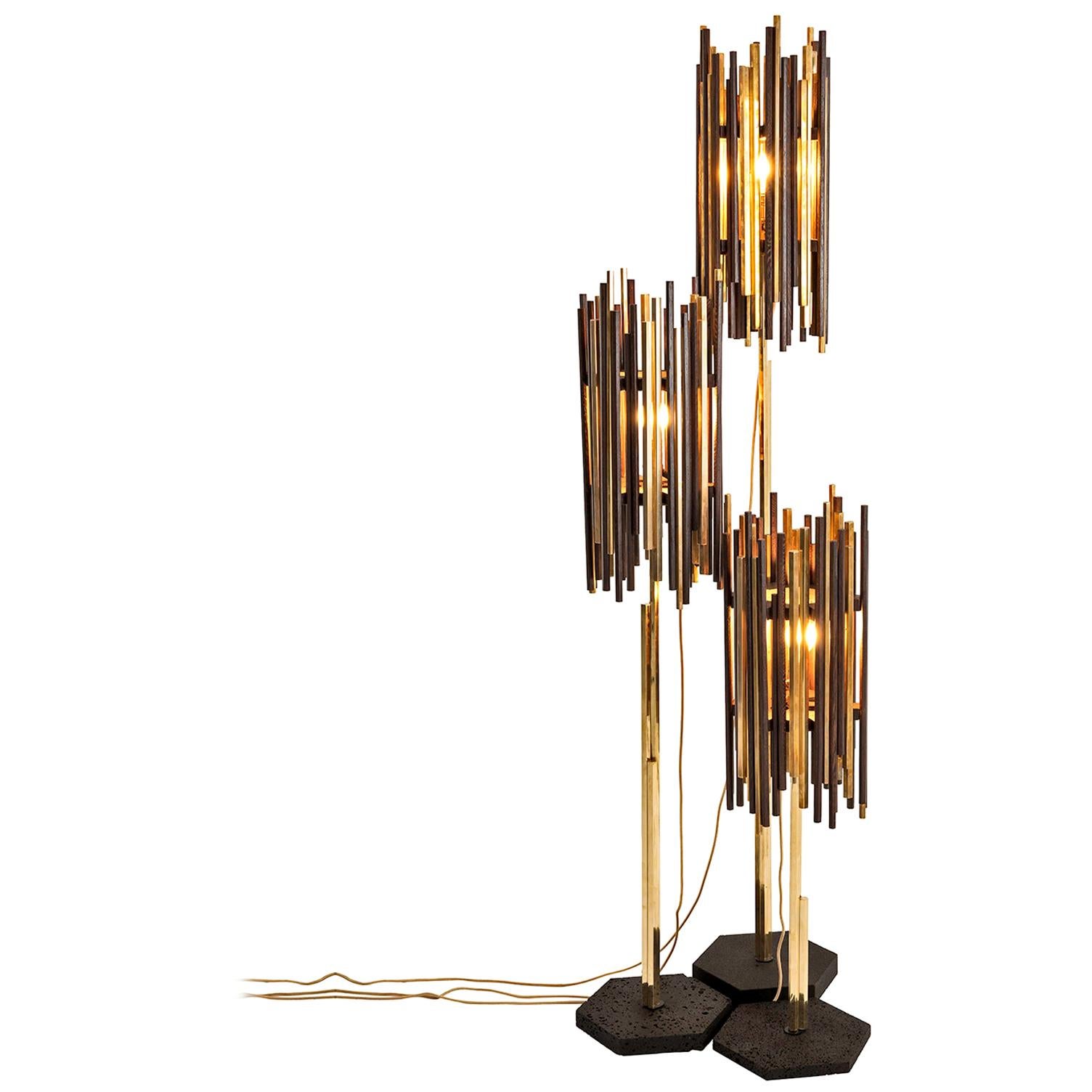 Rossana Orlandi Set of Rochester Floor Lamps by Francesco Messina for Cypraea For Sale