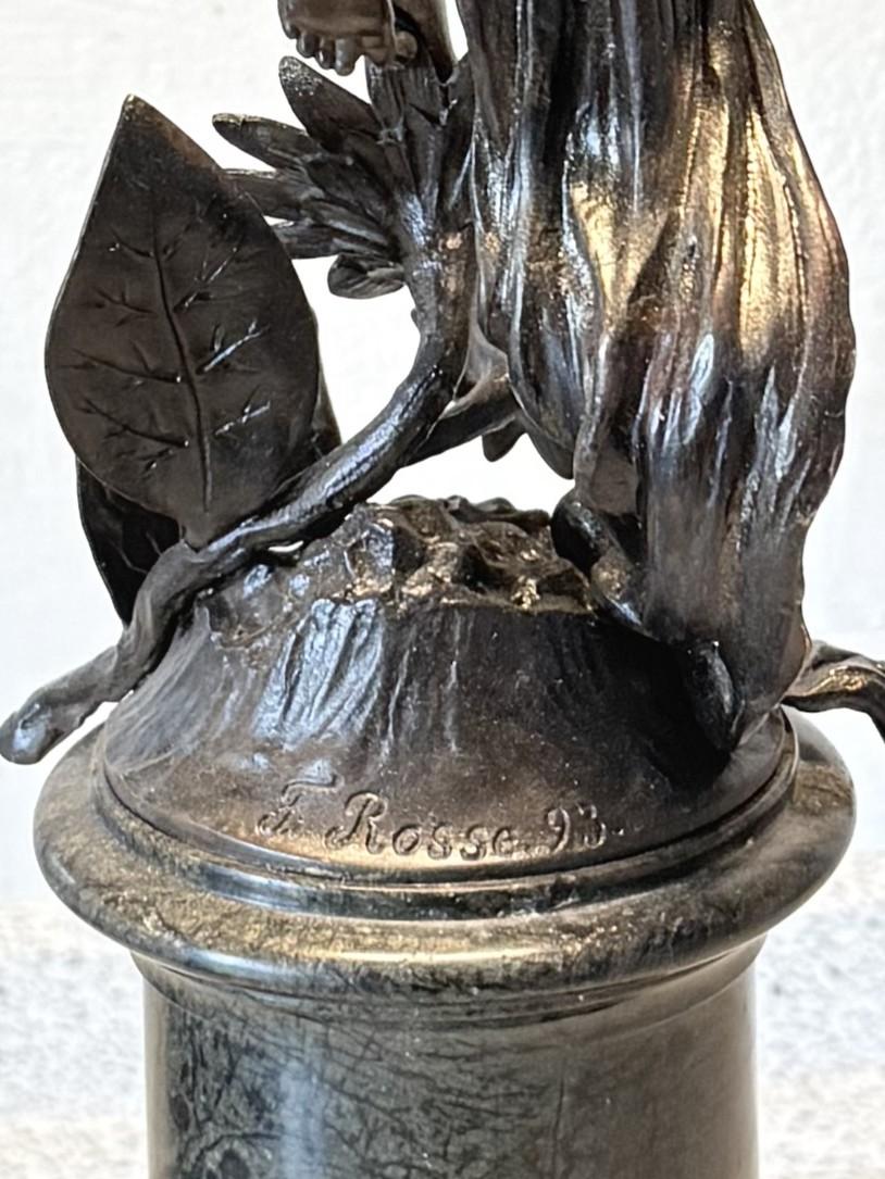 Bronze français Art Nouveau par Franz Rosse 1893 en vente 3