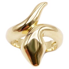 Rossella Ugolini 18k Gold Bold Snake Ring