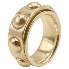 Rossella Ugolini 18K Gelbgold No Stress Rotated Man Band-Ring