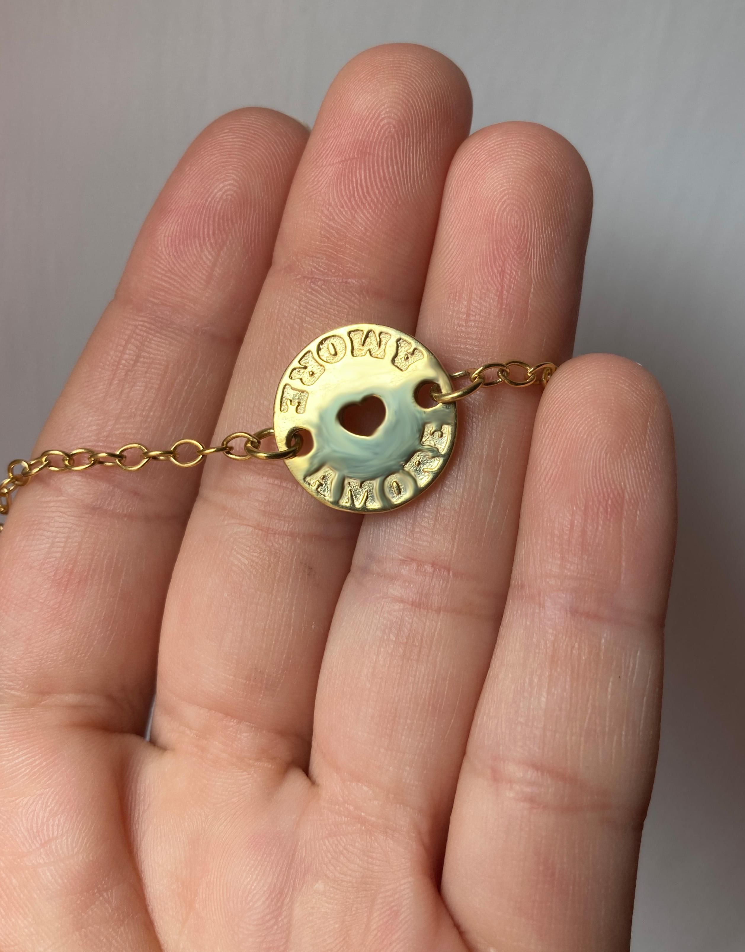 Rossella Ugolini 24K Gold Plated Love 