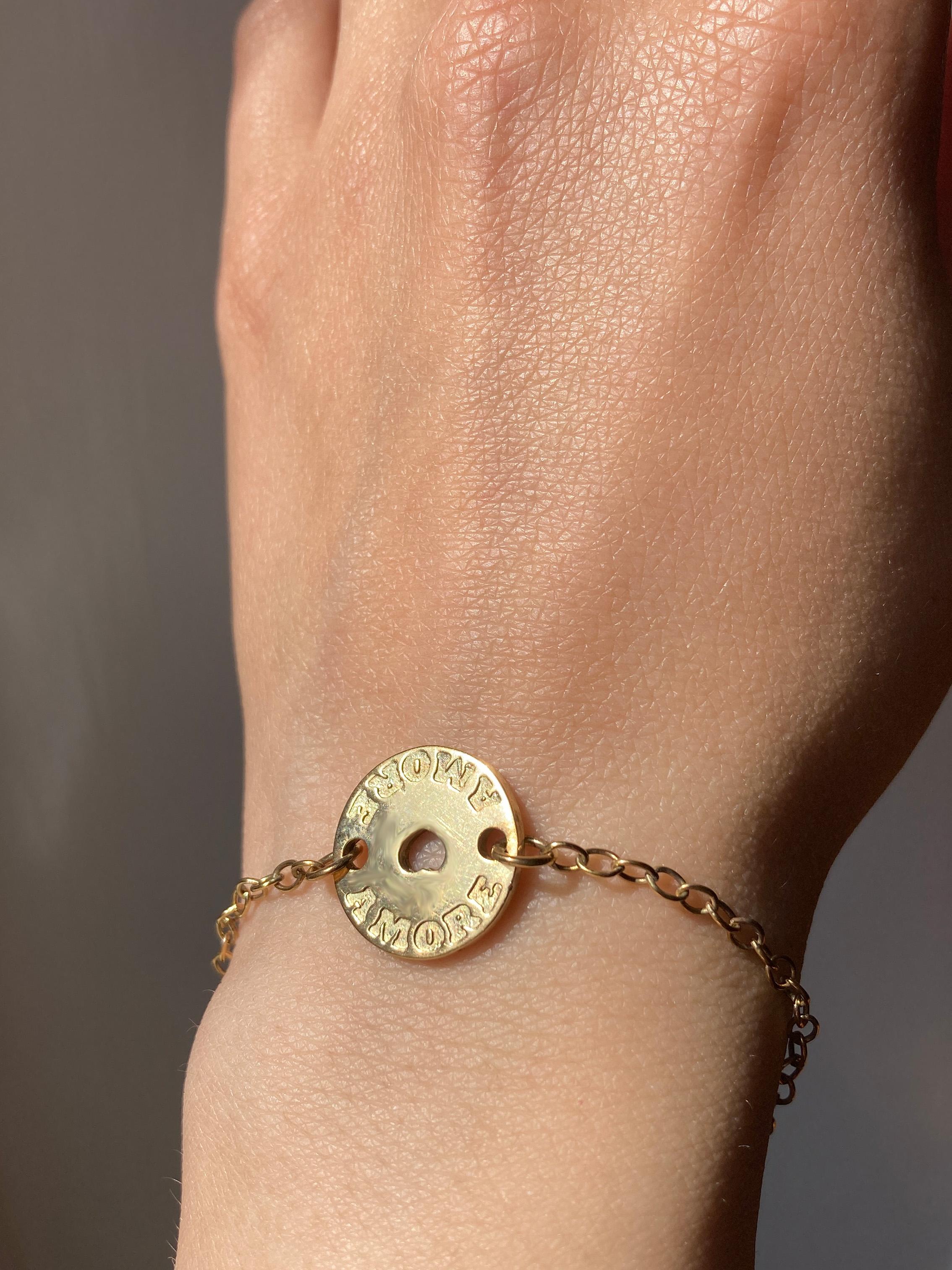 Artisan Rossella Ugolini 24K Gold Plated Love 