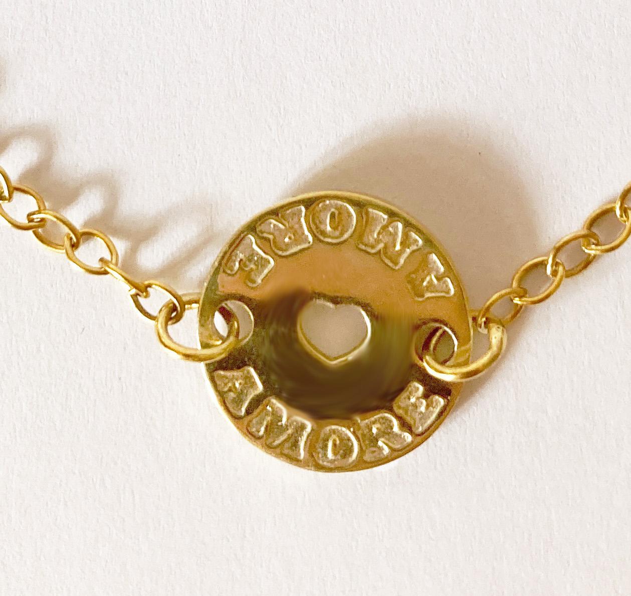 Rossella Ugolini 24K Gold Plated Love 