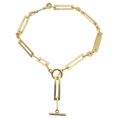 Rossella Ugolini 24k Yellow Gold-plated Hammered Man Lariat-Style Necklace