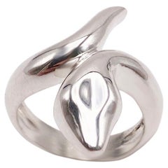 Bague homme serpent en platine Rossella Ugolini