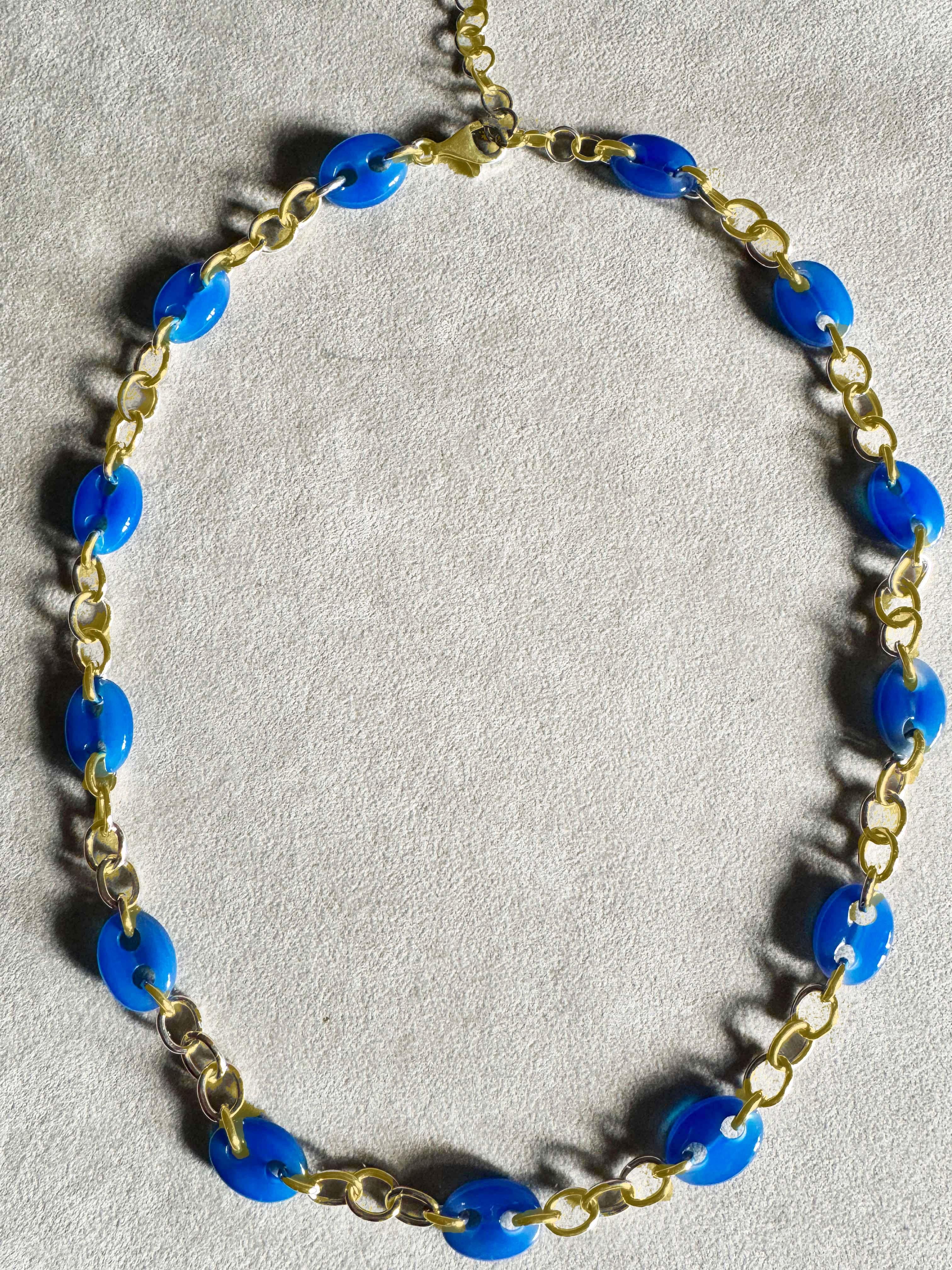 Rossella Ugolini Collier à chaîne d'ancre réglable en or jaune en vente 5