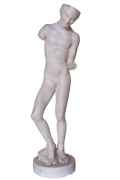 Homme dansant, sculpture en terre cuite, années 1930-40, Giorgio Rossi (1894-1981)