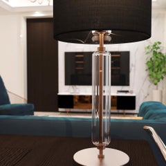 ROSSINI Handcrafted Murano Glass Table Lamp Modern Design