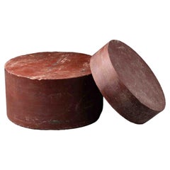 Rosso Antico cylindrical specimen